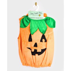 Sødt græskar-kostume til Halloween for børn 2-4 år.