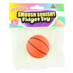 Bløde squishy bolde: mini basketball, fodbold og tennisbold.