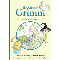BRØDRENE GRIMM 4 POPULÆRE EVENTYR BLÅ