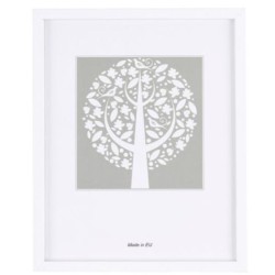 PINJO hvid ramme 15x20 cm | Stilren billedramme | Bakkeleg