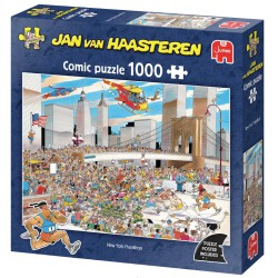 Jan van Haasteren New York Marathon puslespil med 1000 brikker.