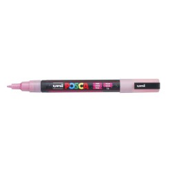 UNI POSCA MARKER 3ML LYSERØD GLITTER