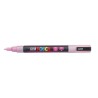 UNI POSCA MARKER 3ML LYSERØD GLITTER