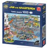 Jan van Haasteren Sea Port puslespil med 1000 brikker.