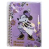 Sød lilla A5 notesbog med Minnie Mouse-motiv.