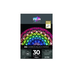ZIELER Blok A4 med sort papir 140g