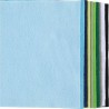 HOBBYFILT A4 10 ARK 210 x 297 MM 2 MM TYK BLÅ/GRØN 45527