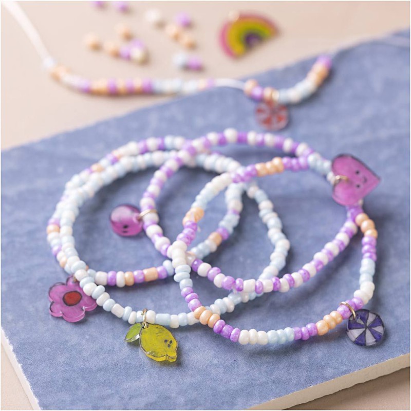 MINI DIY KIT SMYKKER ARMBÅND M KRYMPEPLAST 977614