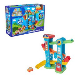 TINY TEAMSTERZ TUMBLING TOWER