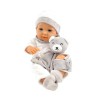 35 cm dukke med bamse skarp pris → bakkeleg