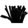 PIBERENSERE 50 STK SORT 6 MM