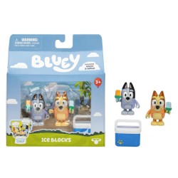 BLUEY PAKKE M 2 FIGURER M KØLETASKE