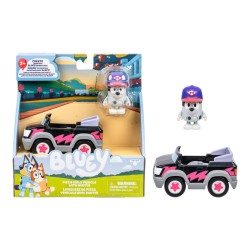 BLUEY KØRETØJ MED FIGUR SORT