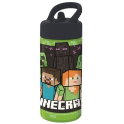 MINECRAFT VANDFLASKE SIPPER 410 ML