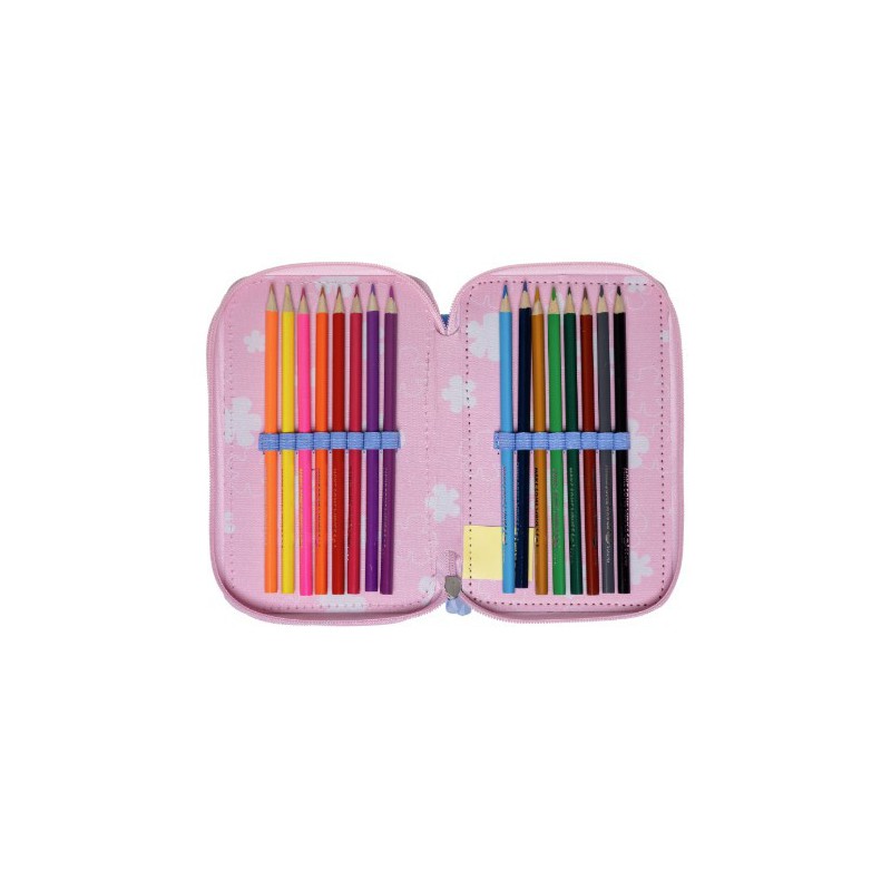 DISNEY STITCH DOBBELT PENALHUS M INDHOLD
