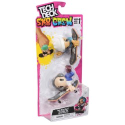 TECH DECK SKATE SK8 CREW 2 PAK