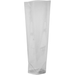 Gennemsigtige cellofanposer 10 stk, 22,5 cm høje.