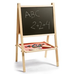 ArtKids 3-i-1 staffeli 68 cm med kridttavle, whiteboard, magnettavle og opbevaringsbakke