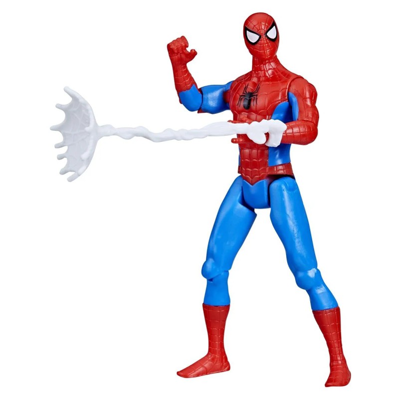 Marvel tilbyder en 4" Spider-Man-figur til fantasifuld leg og samling.