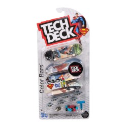4-pack Tech Deck fingerboards med Superman-design.