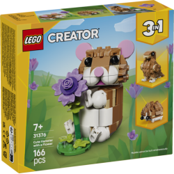 LEGO Creator 31376 sød hamster m. blomst | Bakkeleg
