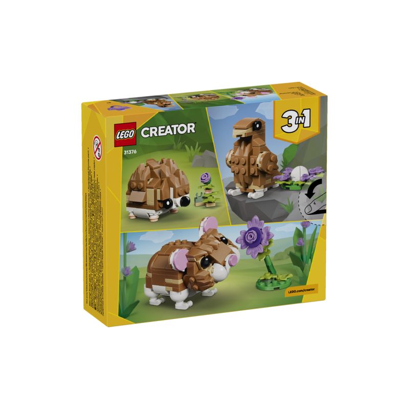 LEGO Creator 31376 sød hamster m. blomst | Bakkeleg