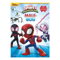 Spidey og hans fantastiske venner malebog med klistermærker