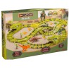 Dino Multi Track bilbane med 240 dele, bil med lys, bro, dinoporte, dinosaurer og træer
