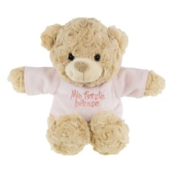 Min Første Bamse i rosa – sød bamse på 25 cm til de mindste.