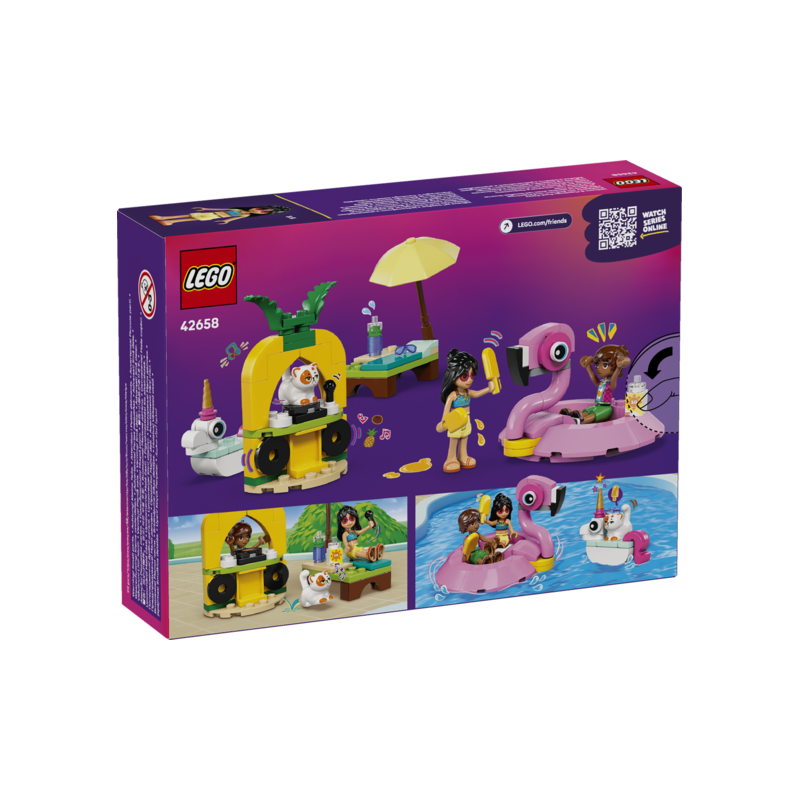 LEGO Friends Poolparty med enhjørning V29 | Bakkeleg