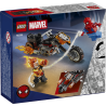 76335 Spider-Man mod Ghost Rider på motorcykel