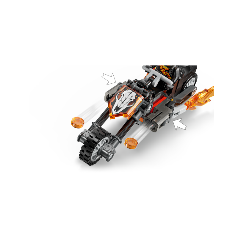 76335 Spider-Man mod Ghost Rider på motorcykel