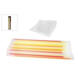 Røret indeholder 50 glow sticks á 20 cm.