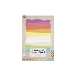Papir Blok m. Pastelfarver.