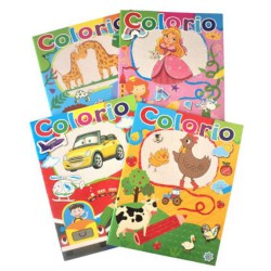 Colorio malebog med 32 sider i assorterede varianter