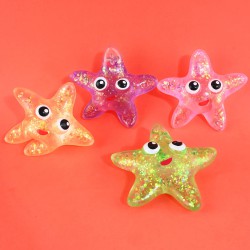 Klemme stjerne med glitter 54670