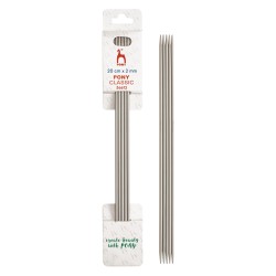 Strømpepinde Aluminium 20cm 2,00mm