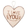 I LOVE YOU TRÆHJERTE