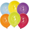 3 ÅR BALLON 6 STK