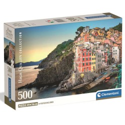 Puslespil 500 brikker Riomaggiore kyst