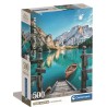 Puslespil - Braies lake Skarp pris → Bakkeleg