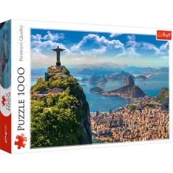 Motiv af berømte flotte Rio de Janeiro set oppefra