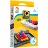 SmartGames IQ Puzzler Pro Nordic med 120 logiske udfordringer i 2D og 3D – kompakt IQ-spil fra 6 år.
