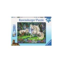 Puslespil Mystiske unicorn 200 brikker