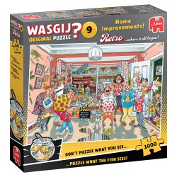 Wasgij Retro Original 9 – Home Improvements! puslespil med 1000 brikker.