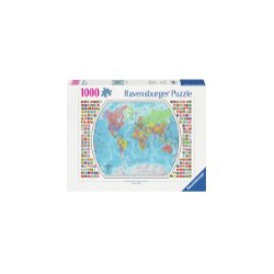 Political World Map 1000p Oplev den perfekte pasform!