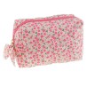 TOILETVESKE ROSA MED BLOMSTER – TINKA TRAVEL