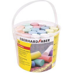 20 stk Faber-Castell gadekridt Skarp pris→Bakkeleg
