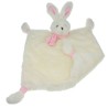 Tinka Baby kanin-nusseklud 30x30 cm i creme/rosa – blød og krammevenlig.
