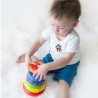 Baby sidder med Playgro - set fra oven